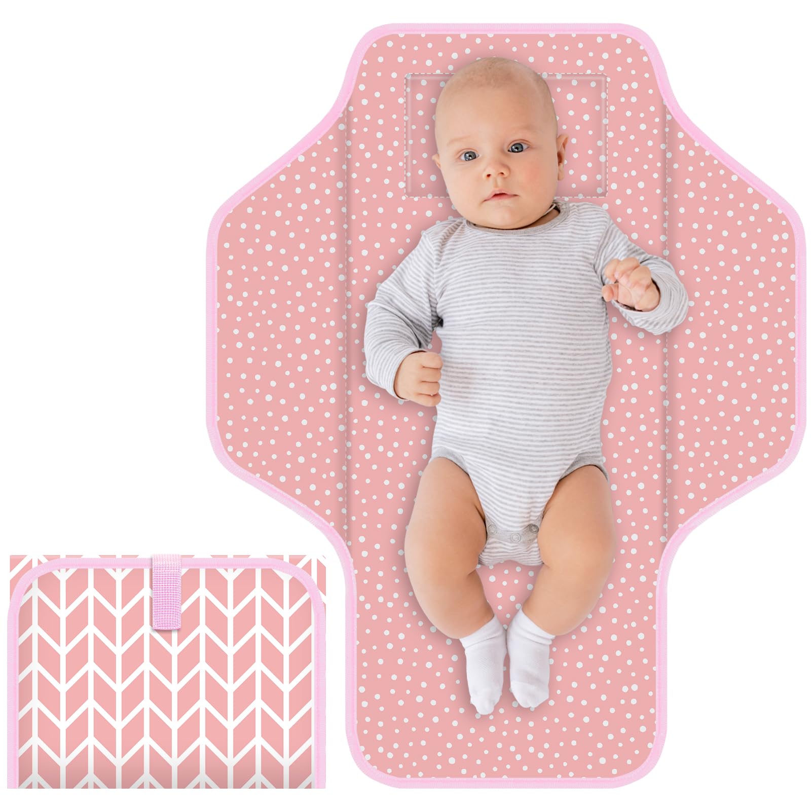 Portable Baby Changing Kit with Pillow