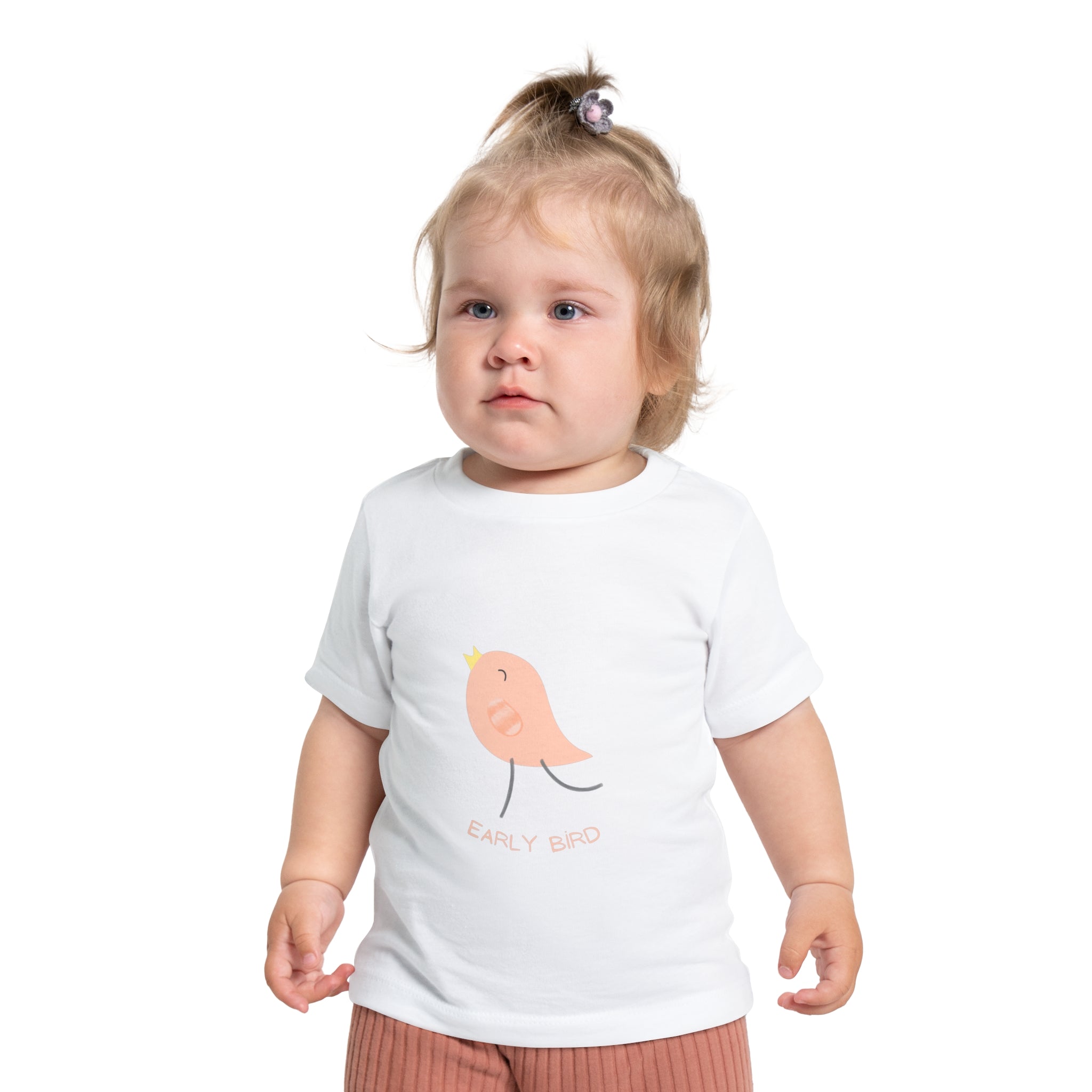 Baby T-Shirt "Early Bird" Cute Chick Graphic — Infant Short Sleeve Tee