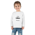 Toddler Long Sleeve Tee — 'Legends Never Fade' Vintage Car