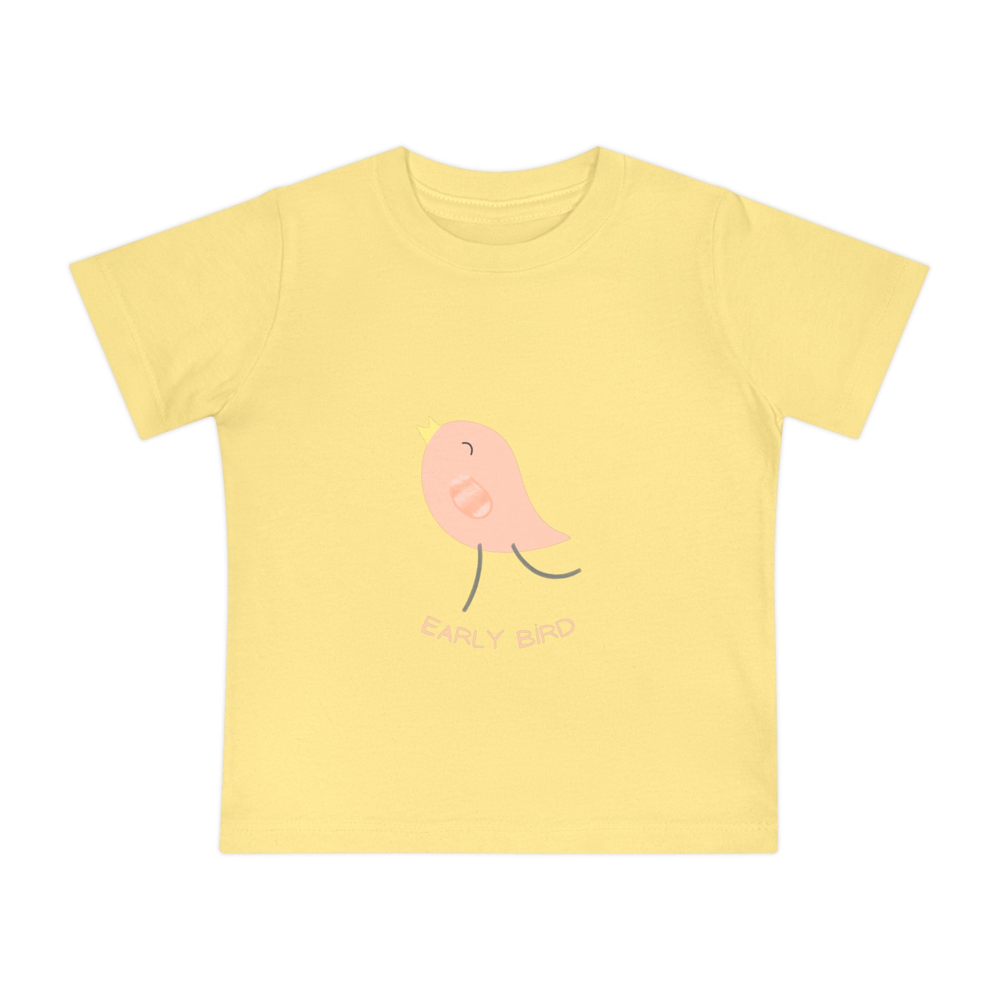Baby T-Shirt "Early Bird" Cute Chick Graphic — Infant Short Sleeve Tee
