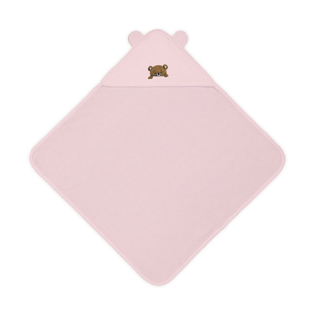 Embroidered Bear-Ear Terry Hooded Baby Towel