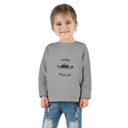 Toddler Long Sleeve Tee — 'Legends Never Fade' Vintage Car