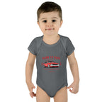 Baby Bodysuit - "Born to Race" Red Muscle Car Infant Onesie