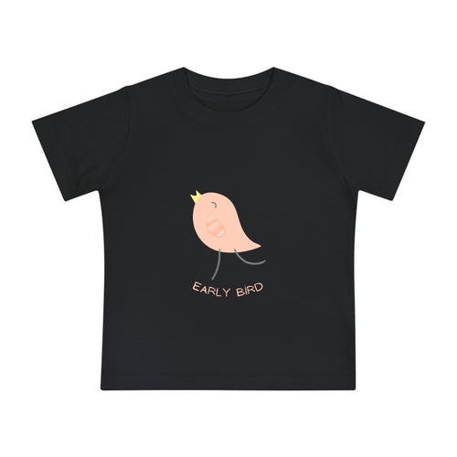 Baby T-Shirt "Early Bird" Cute Chick Graphic — Infant Short Sleeve Tee