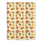 Lion Pattern Baby Swaddle Blanket — Cute Safari Nursery Swaddle for Newborns
