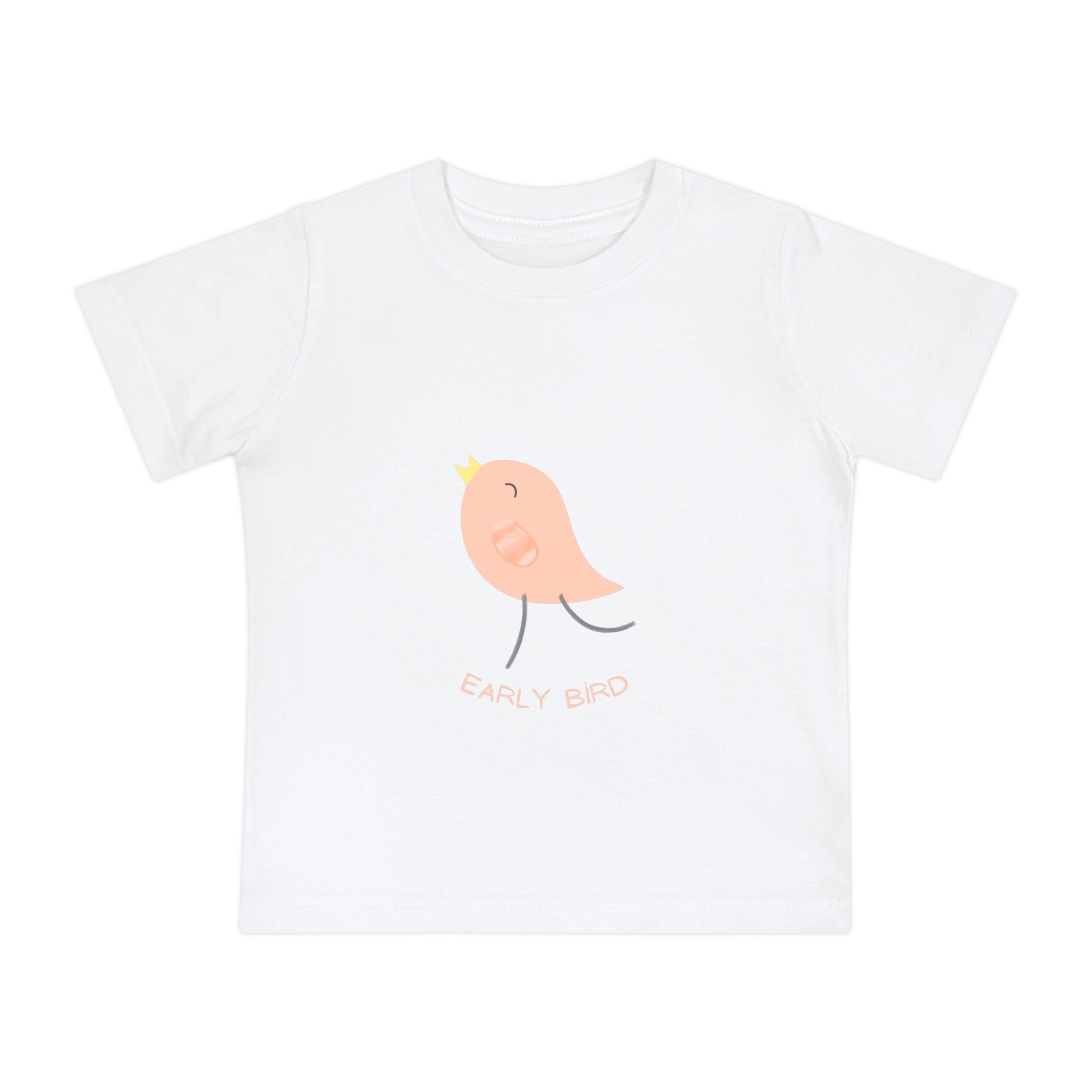 Baby T-Shirt "Early Bird" Cute Chick Graphic — Infant Short Sleeve Tee