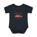 Baby Bodysuit - "Born to Race" Red Muscle Car Infant Onesie