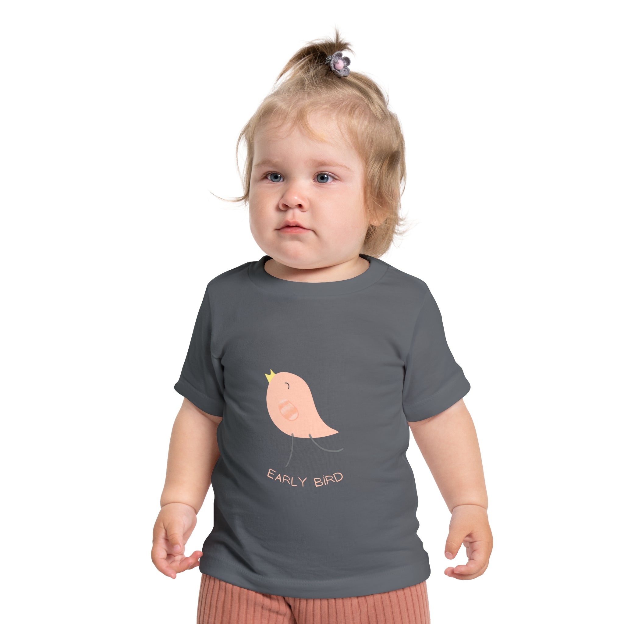 Baby T-Shirt "Early Bird" Cute Chick Graphic — Infant Short Sleeve Tee