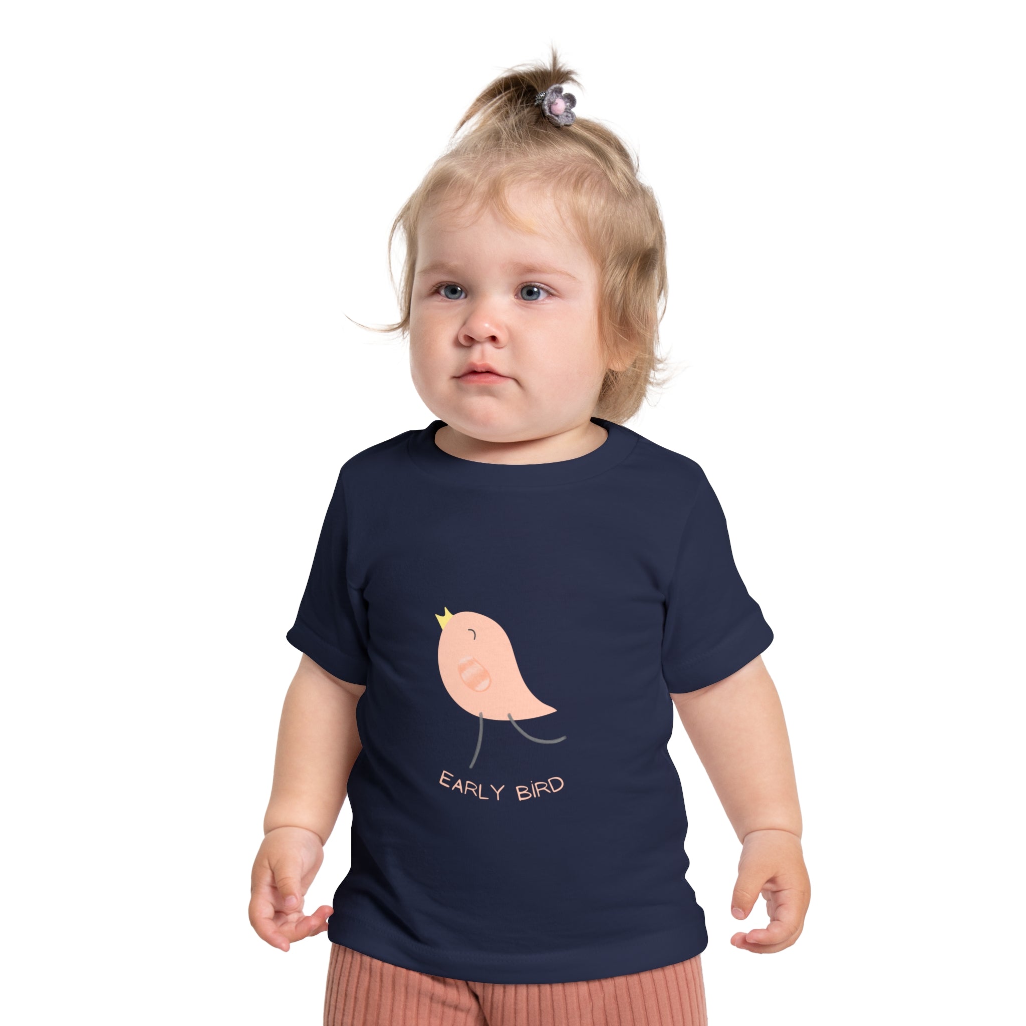 Baby T-Shirt "Early Bird" Cute Chick Graphic — Infant Short Sleeve Tee