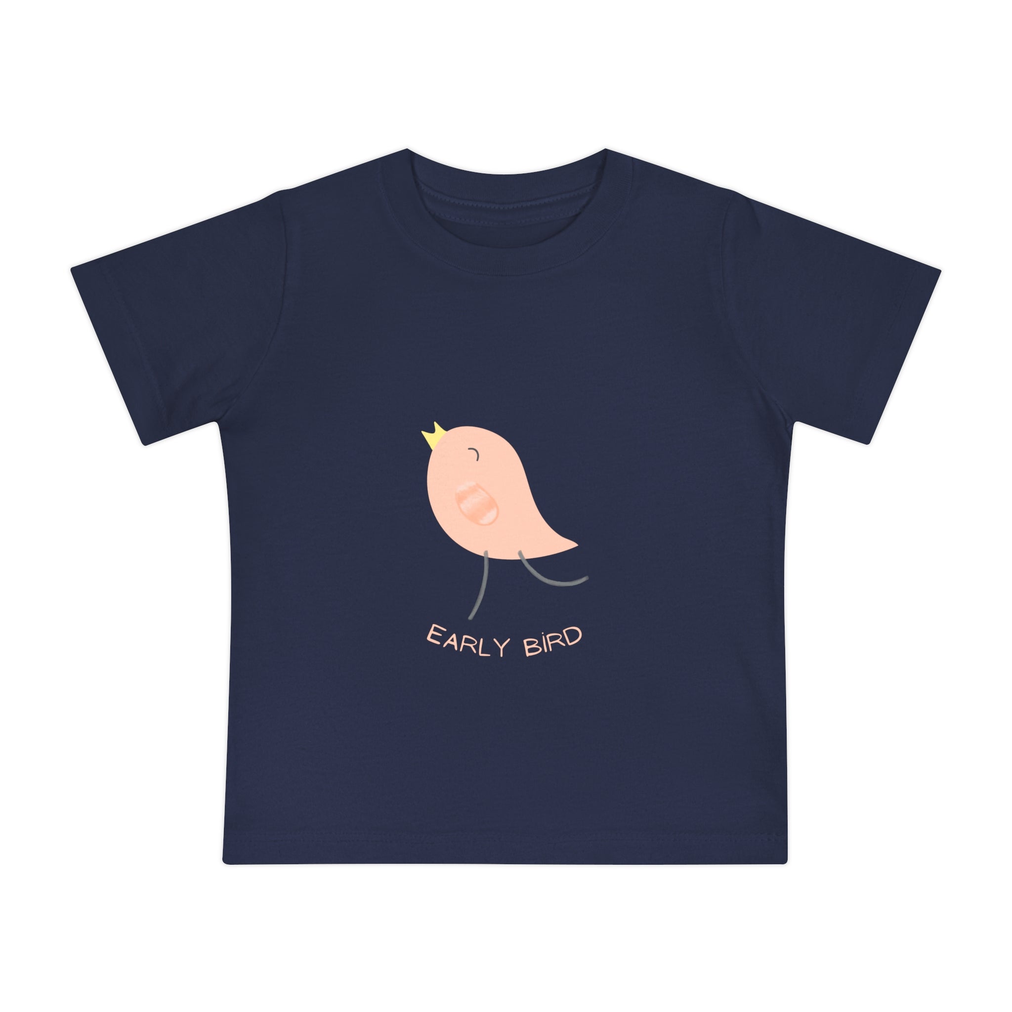 Baby T-Shirt "Early Bird" Cute Chick Graphic — Infant Short Sleeve Tee