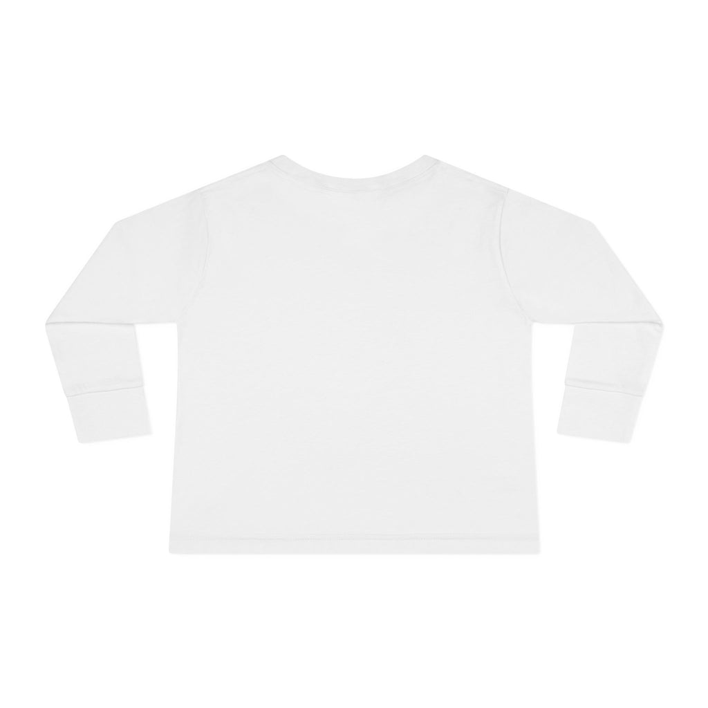 Toddler Long Sleeve Tee — "Born to Sparkle" Unicorn Rainbow Shirt