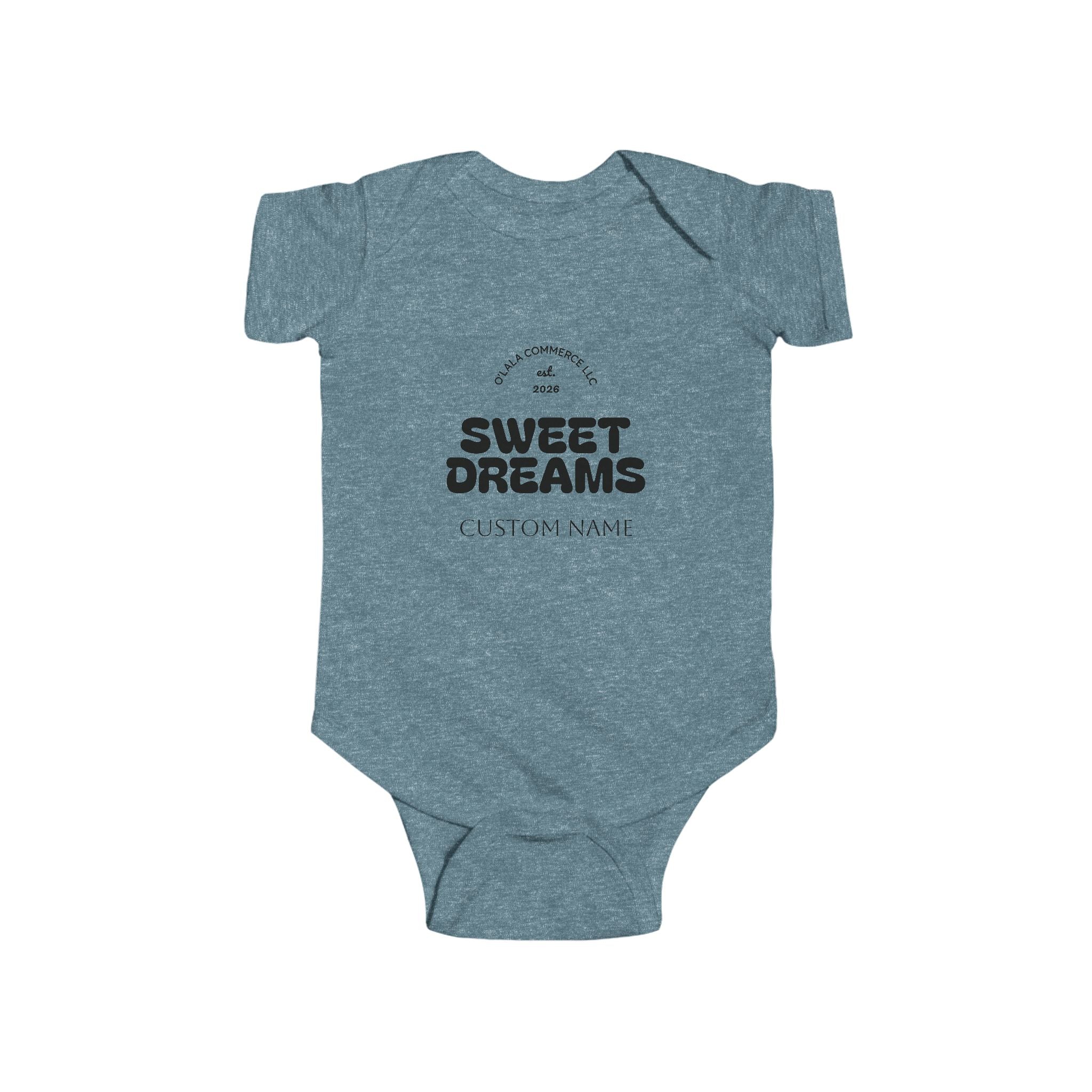 Infant Bodysuit — “Sweet Dreams” Personalized Baby Onesie