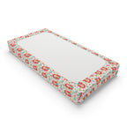 Changing Pad Cover - Whimsical Red Mermaid Nursery Print