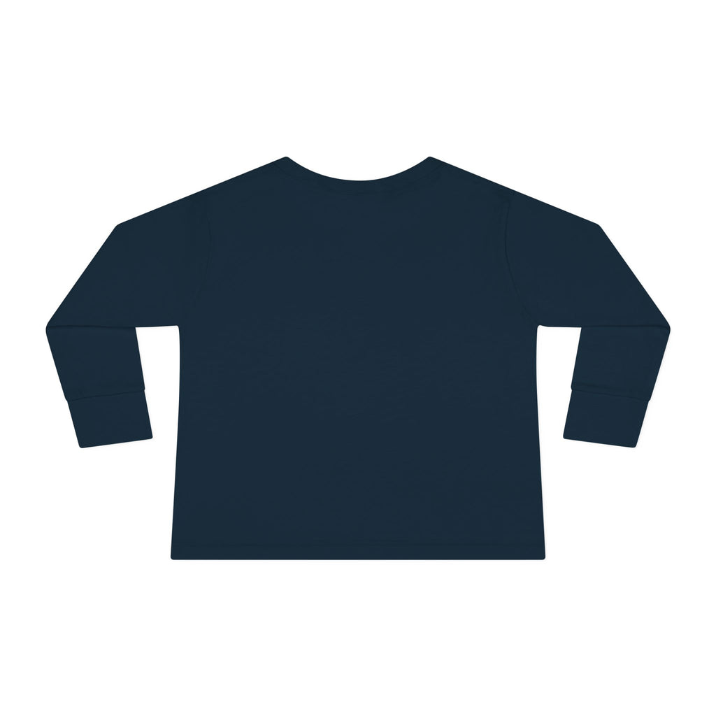Toddler Long Sleeve Tee — "Born to Sparkle" Unicorn Rainbow Shirt
