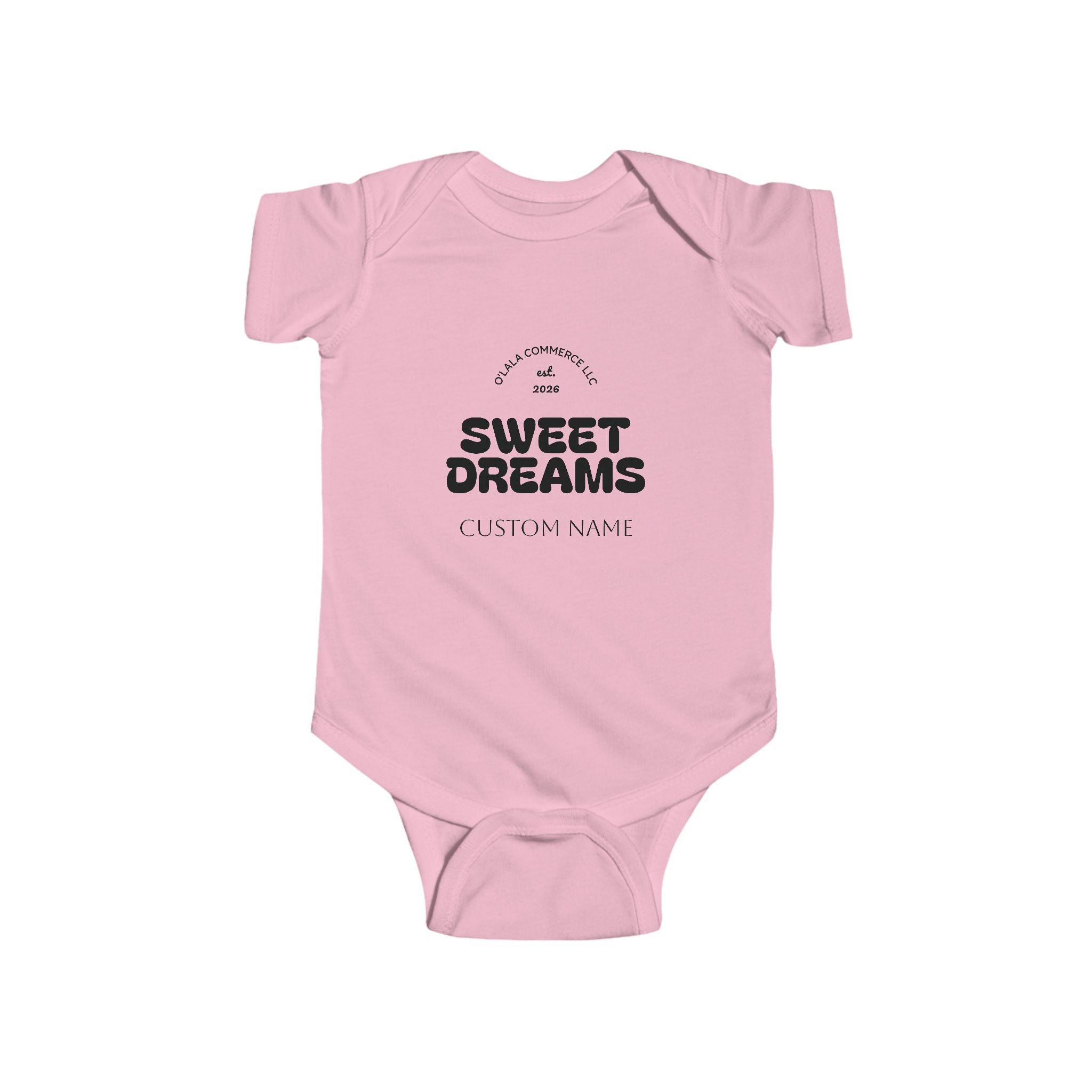 Infant Bodysuit — “Sweet Dreams” Personalized Baby Onesie
