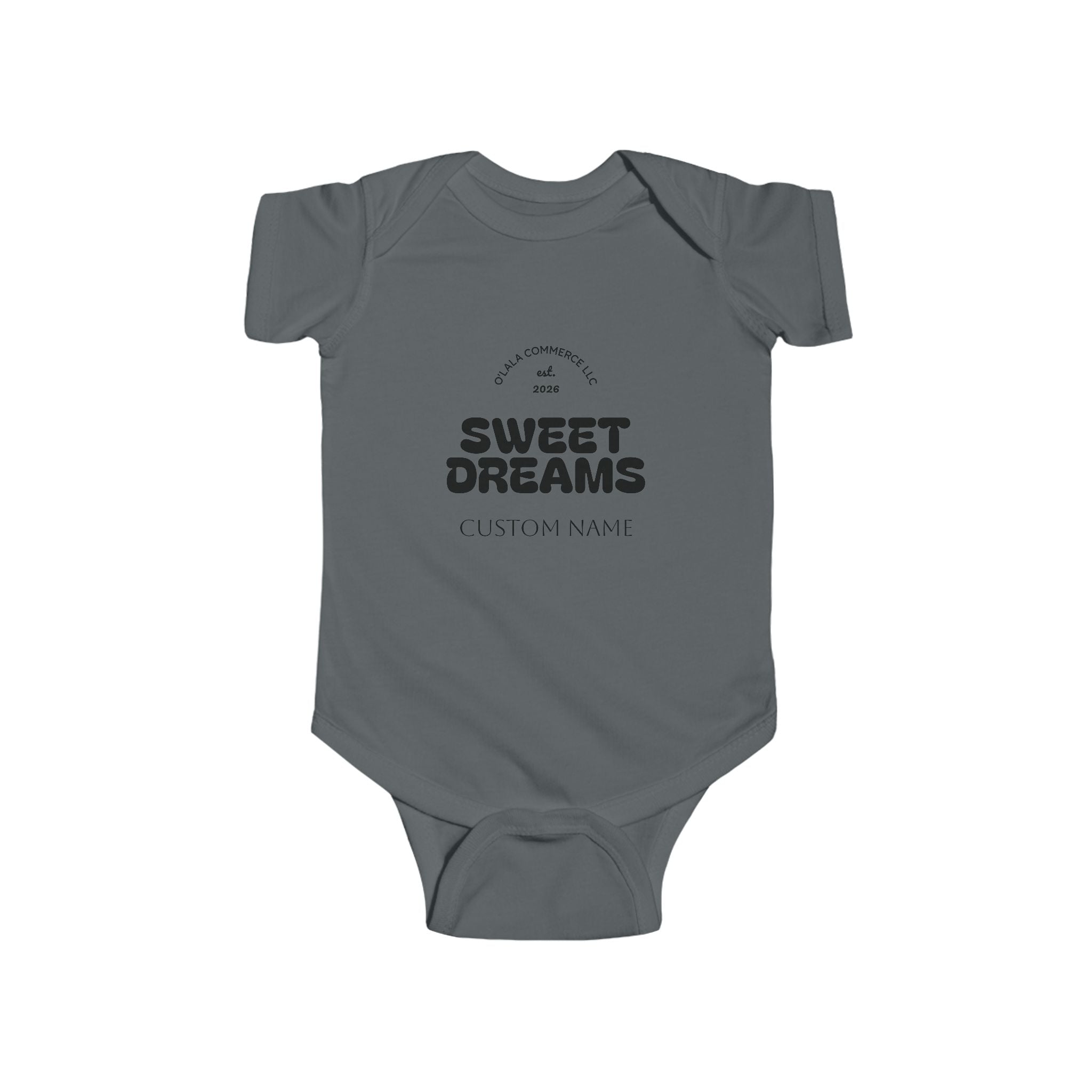 Infant Bodysuit — “Sweet Dreams” Personalized Baby Onesie