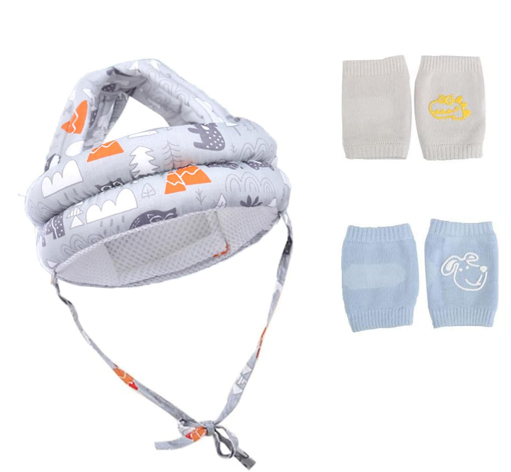 Baby Safety Helmet & Knee Pads