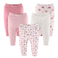 Soft Cotton Baby Pants - 5-Pack