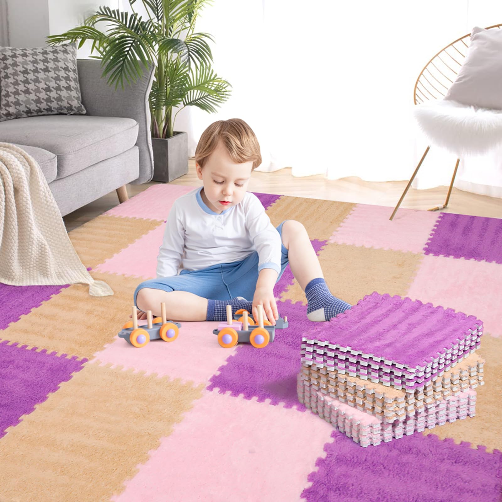 CozyKids 36-Piece Foam Play Mats