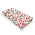Changing Pad Cover - Whimsical Red Mermaid Nursery Print