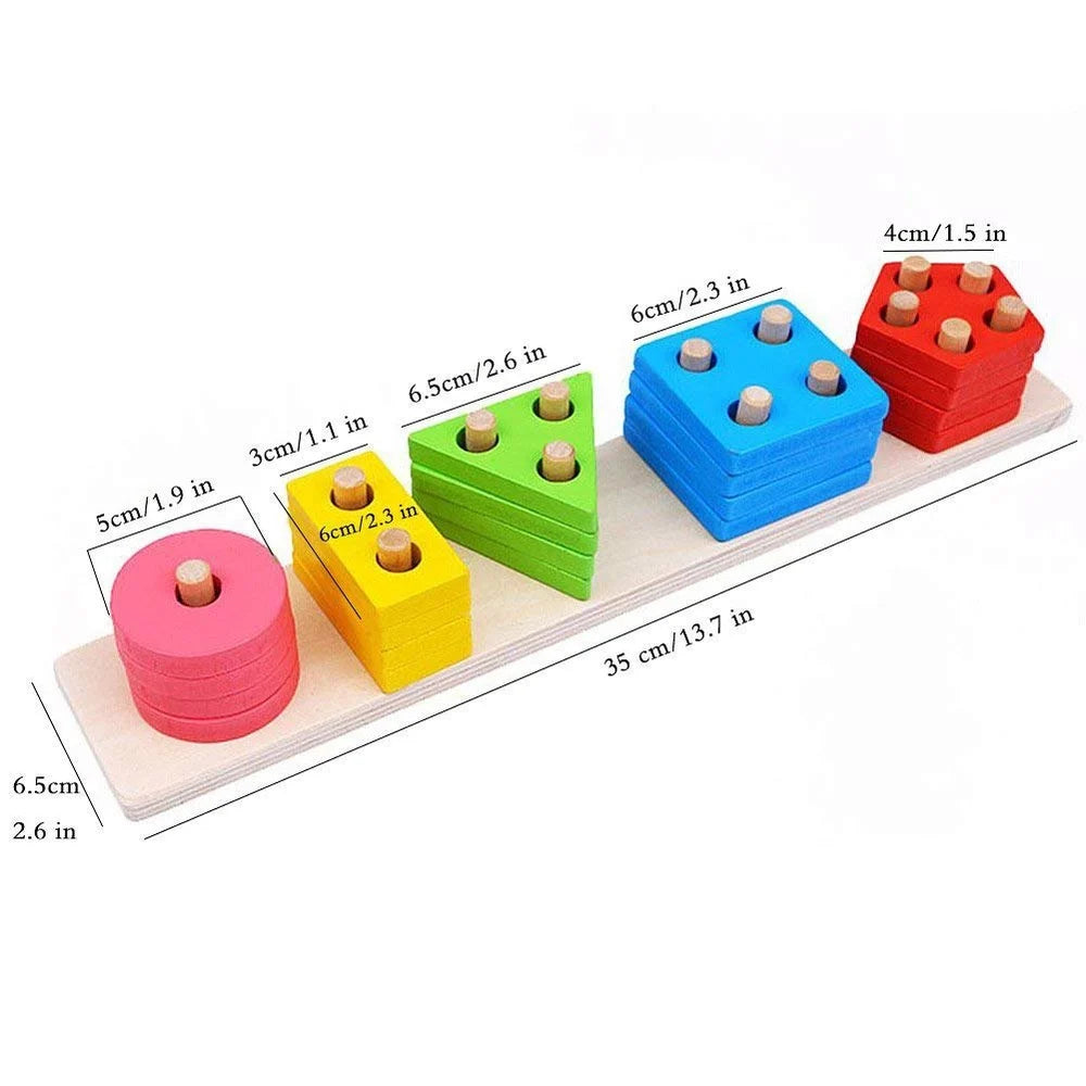 BrightStarts Montessori Wooden Toys