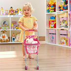 Shopping Cart for Kids,Toy Shopping Cart with Baby Doll