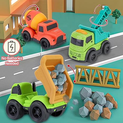 Triple Fun Toddler Truck Set
