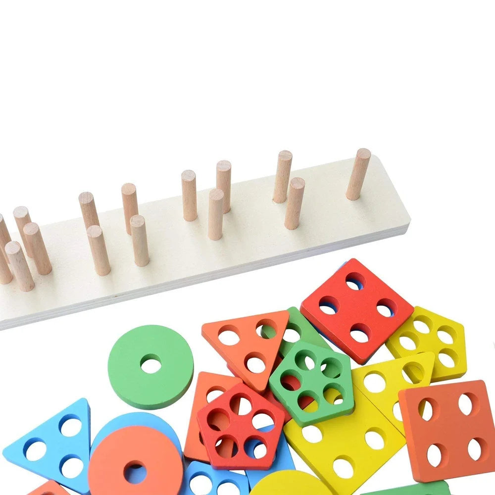 BrightStarts Montessori Wooden Toys