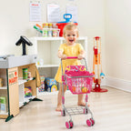 Shopping Cart for Kids,Toy Shopping Cart with Baby Doll