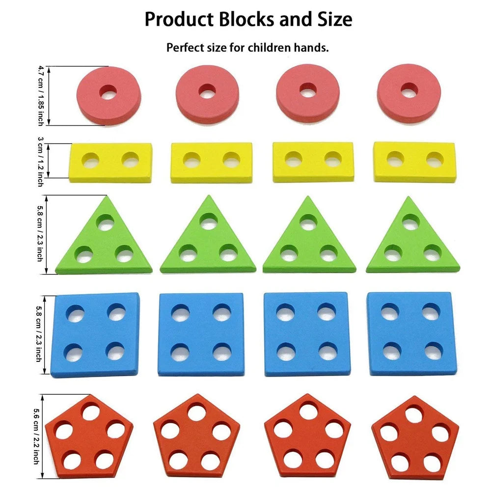 BrightStarts Montessori Wooden Toys