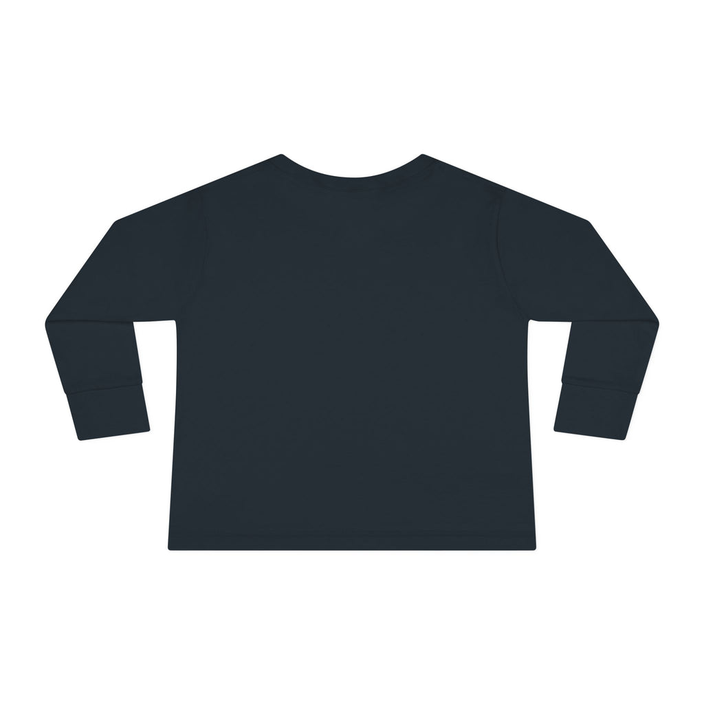 Toddler Long Sleeve Tee — "Born to Sparkle" Unicorn Rainbow Shirt