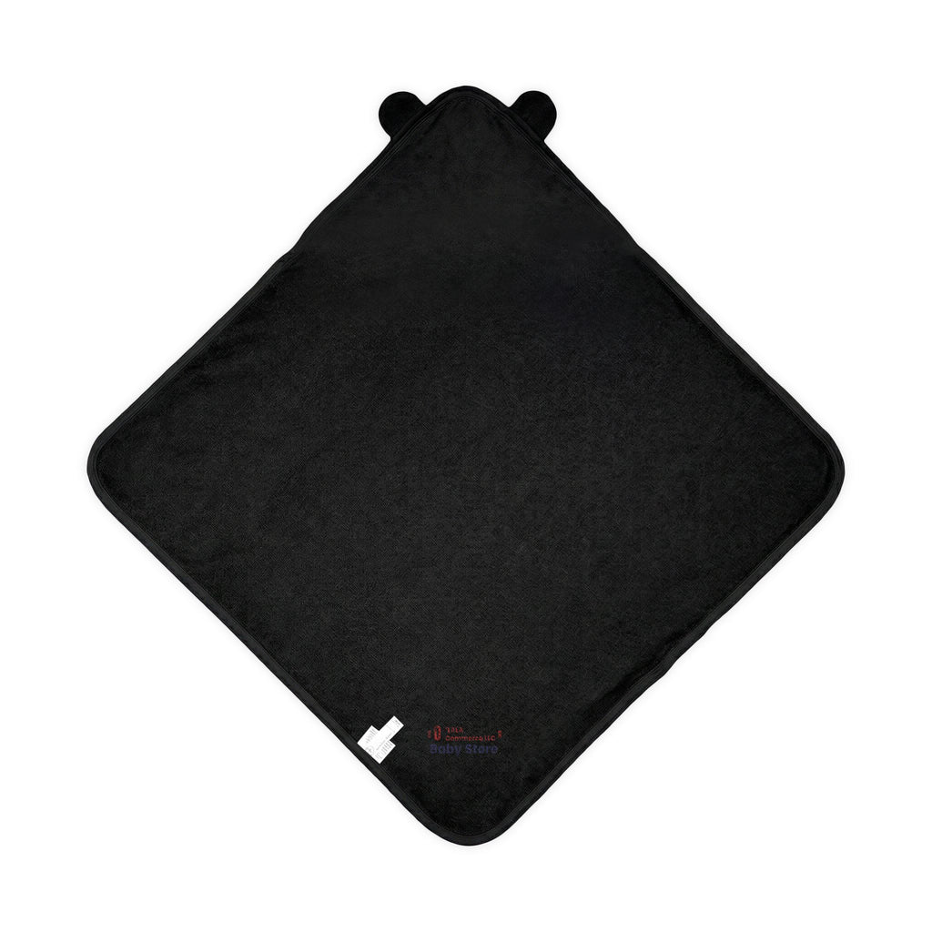 Embroidered Bear-Ear Terry Hooded Baby Towel