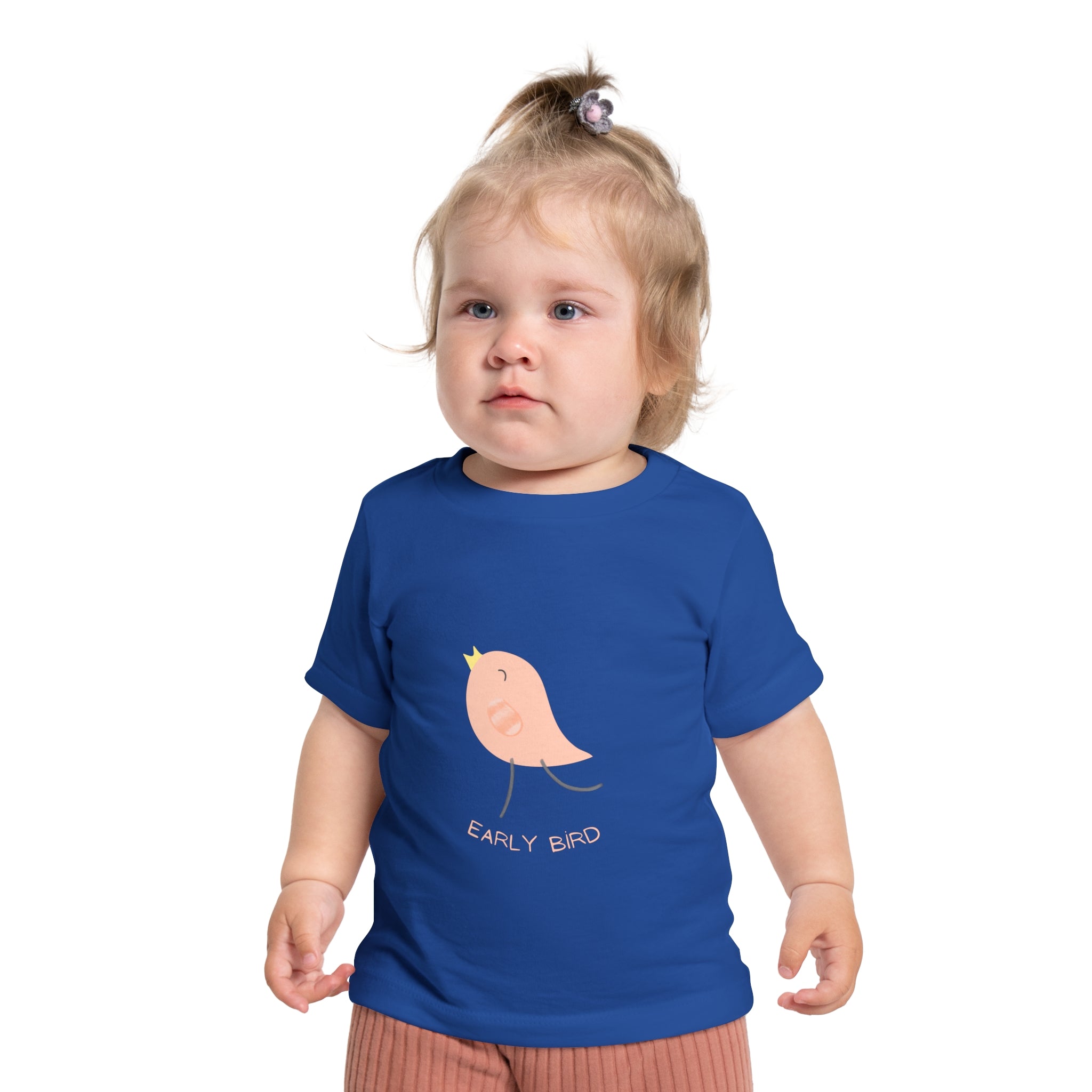 Baby T-Shirt "Early Bird" Cute Chick Graphic — Infant Short Sleeve Tee