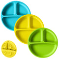 Silicone Toddler Trio Plates