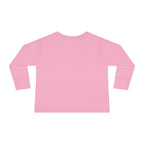 Toddler Long Sleeve Tee — "Born to Sparkle" Unicorn Rainbow Shirt
