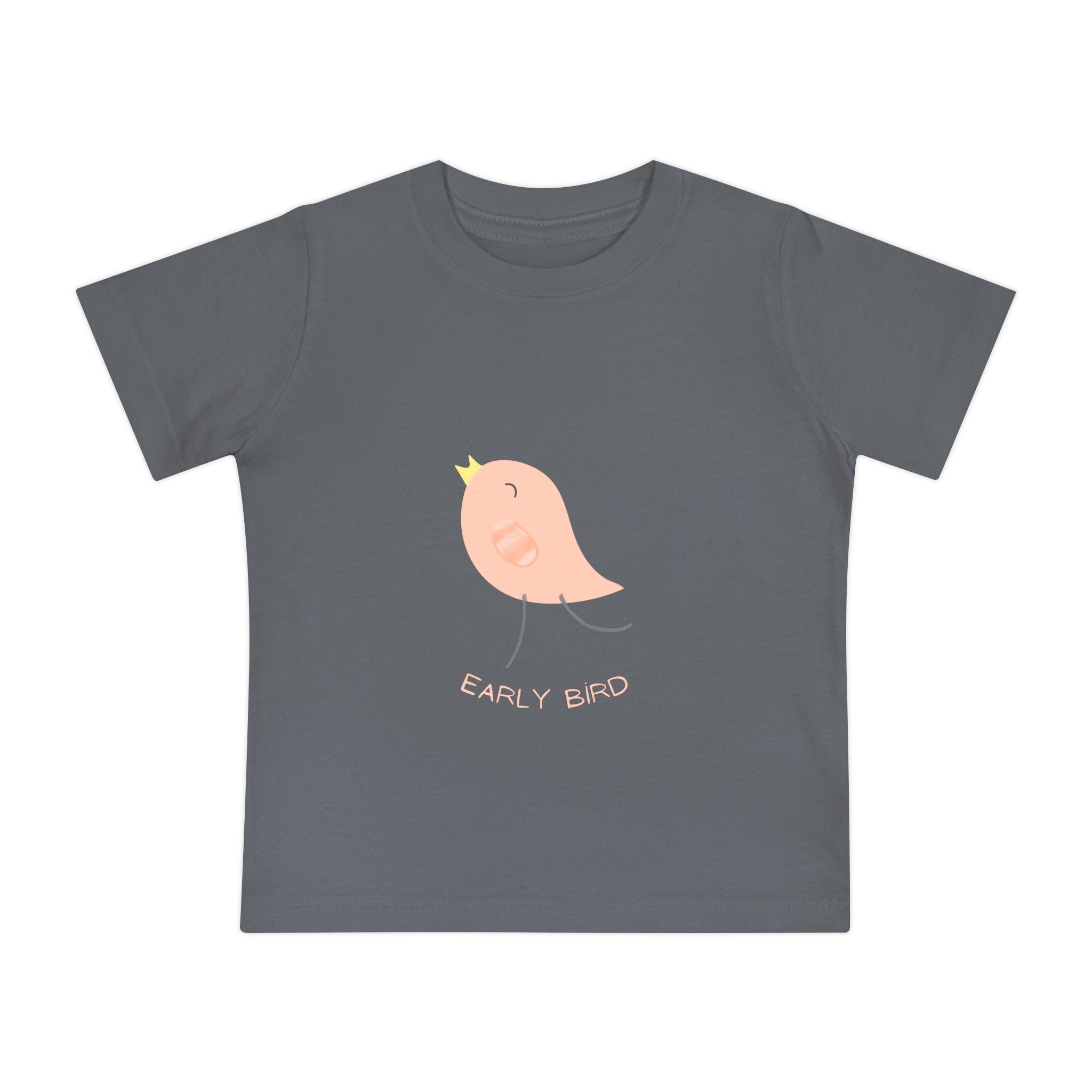Baby T-Shirt "Early Bird" Cute Chick Graphic — Infant Short Sleeve Tee