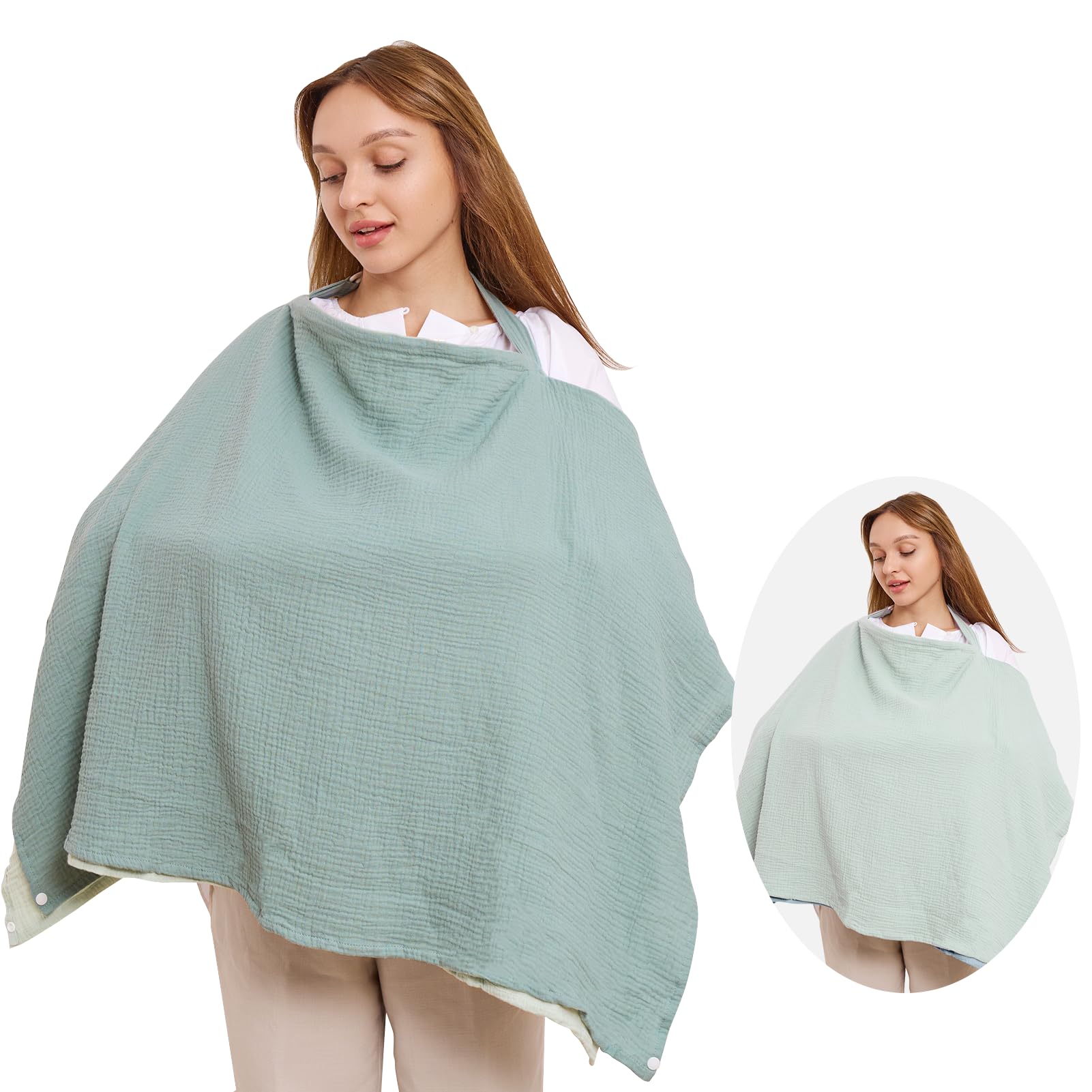 SoftBreeze Muslin Nursing Wrap