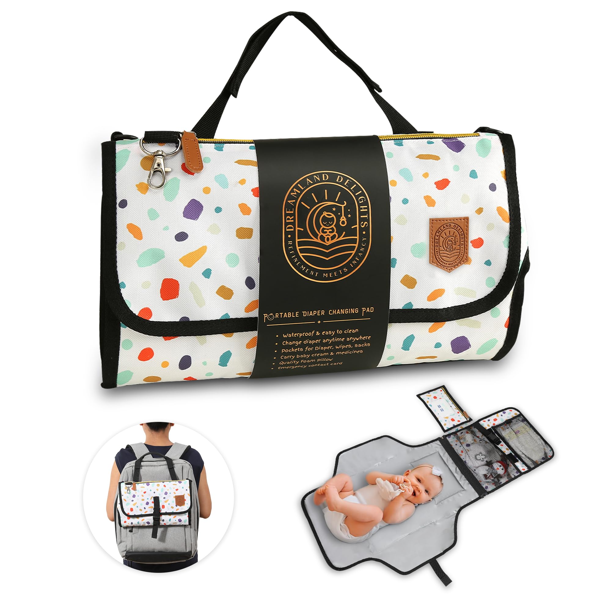 Dreamland Waterproof Travel Diaper Pad