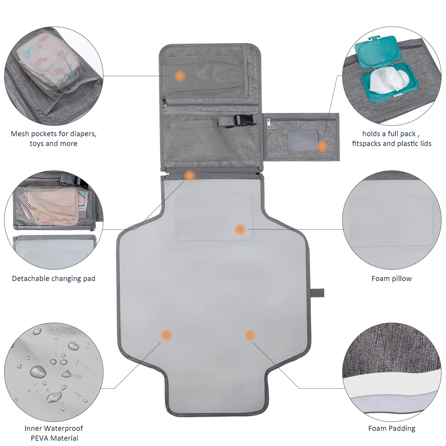 Travel Buddy Baby  Diaper Changer