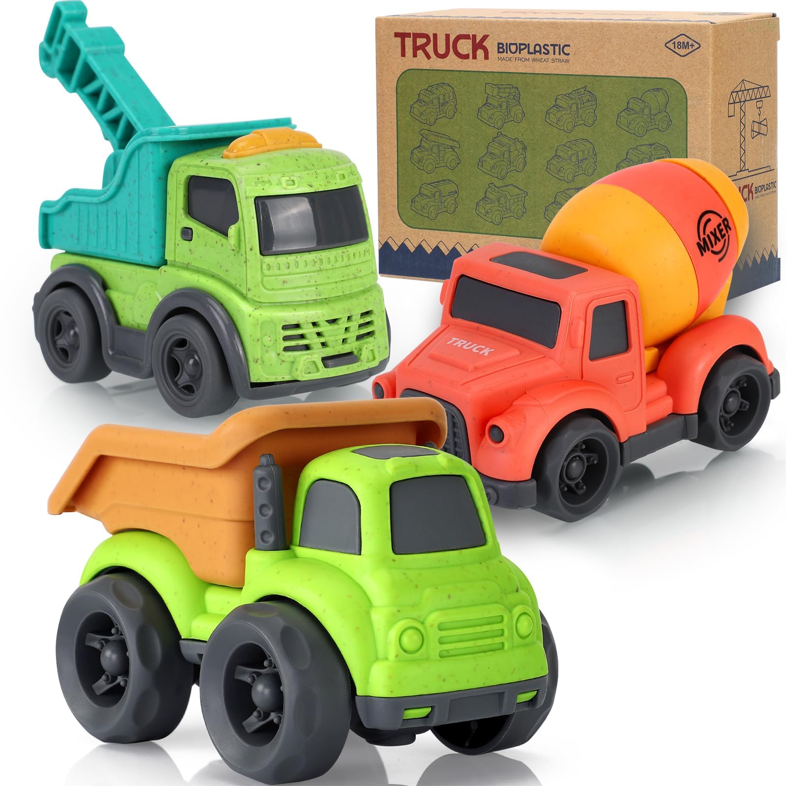 Triple Fun Toddler Truck Set