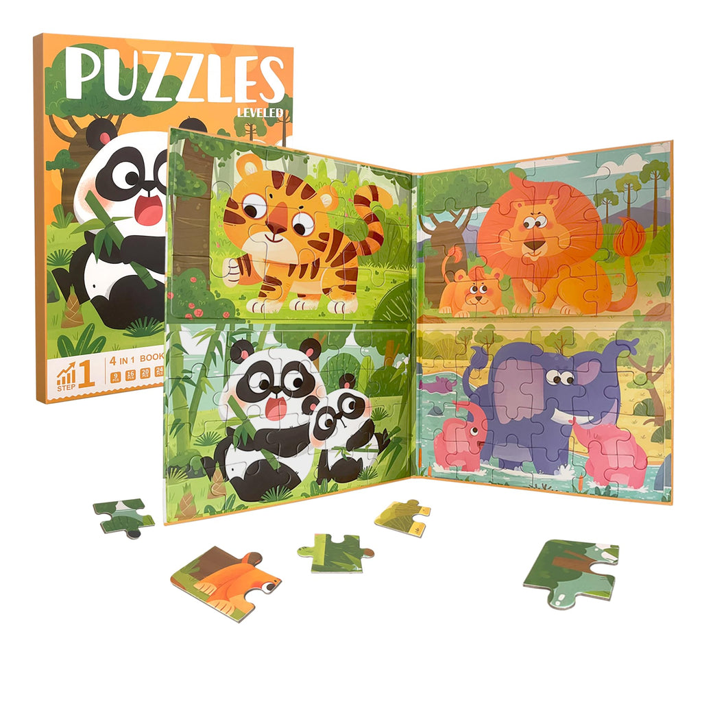 Toddlers' Eco-Friendly Magnetic Puzzle Set